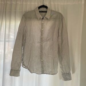 James perse men’s linen shirt